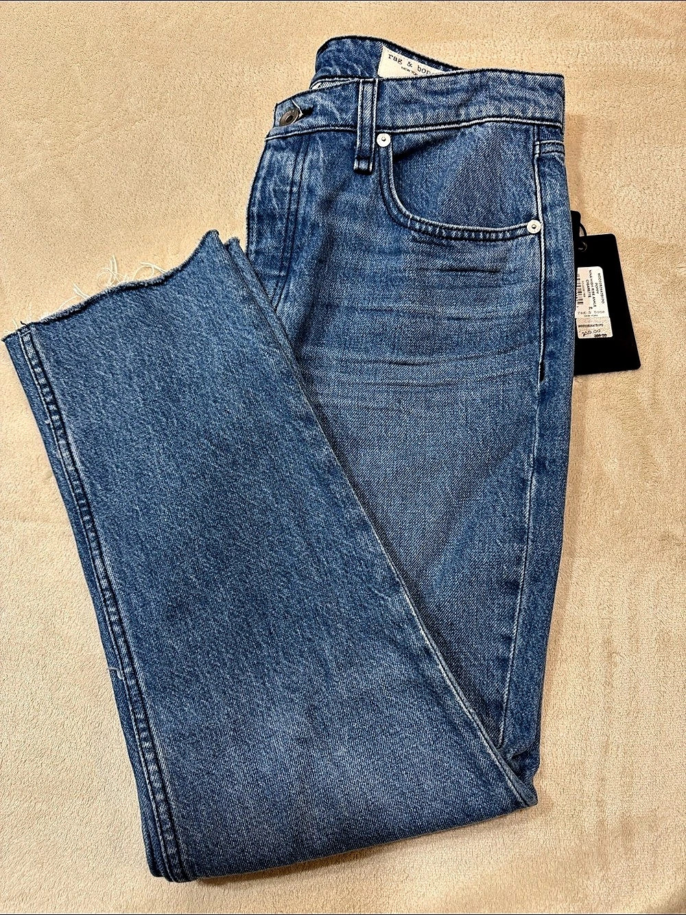rag & bone HIGH Skinny Jeans Blue Waist 29 NWT